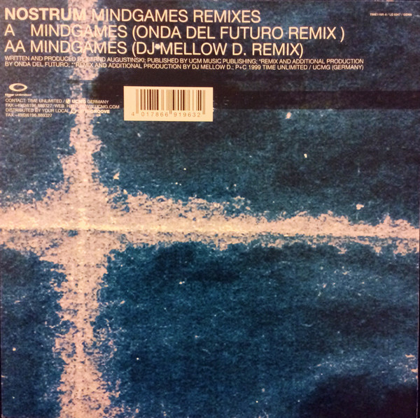 Nostrum - Mindgames (Remixes) | Time Unlimited (TIME 116R-6) - 2