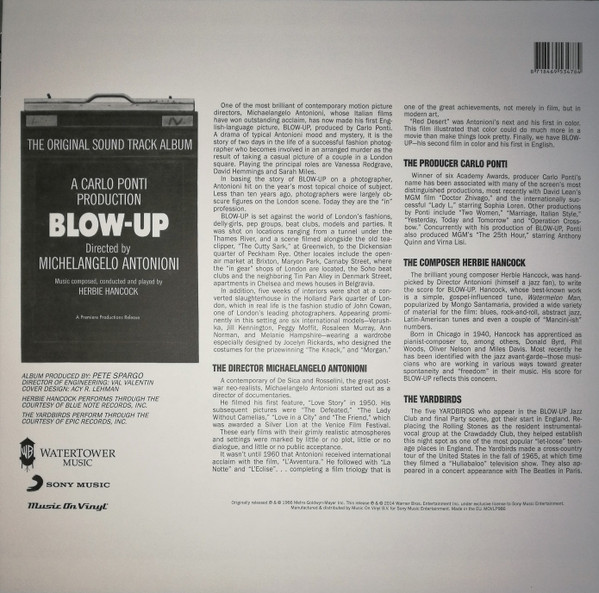 Herbie Hancock - Blow-Up (The Original Sound Track Album) | WaterTower Music (MOVLP986) - 2 Herbie Hancock - Blow-Up (The Original Sound Track Album) | WaterTower Music (MOVLP986) - 2