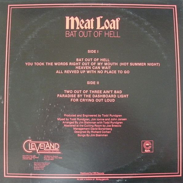 Meat Loaf - Bat Out Of Hell | Epic (none) - 2 Meat Loaf - Bat Out Of Hell | Epic (none) - 2