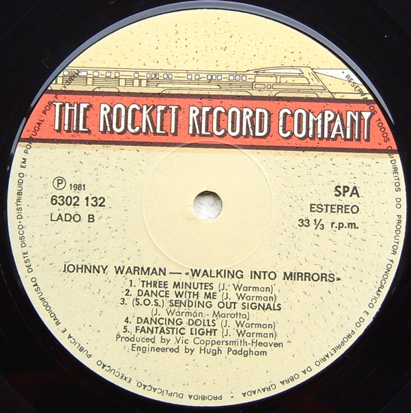 Johnny Warman - Walking Into Mirrors | The Rocket Record Company (6302 132) - 3