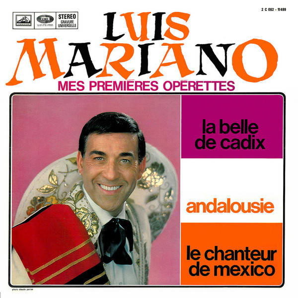 Luis Mariano - Mes Premières Opérettes | La Voix De Son Maître (2C 062-11499)