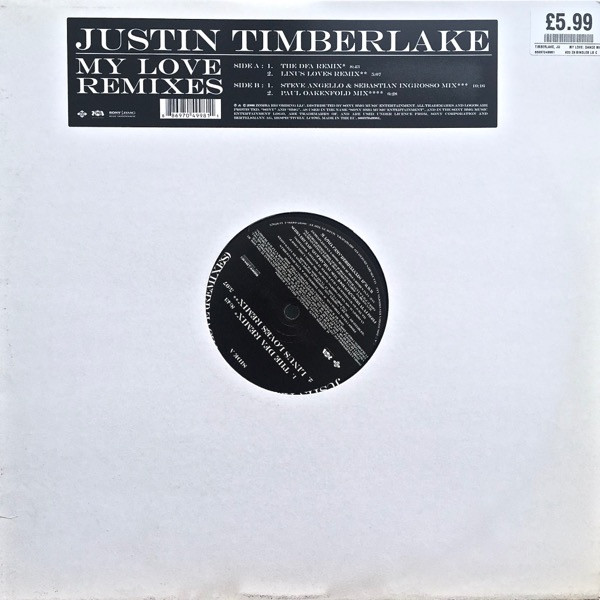 Justin Timberlake - My Love (Remixes) | Zomba Label Group (88697-04998-1) - main Justin Timberlake - My Love (Remixes) | Zomba Label Group (88697-04998-1) - main