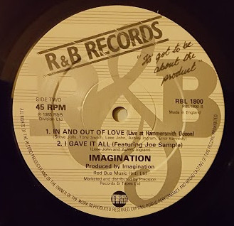 Imagination - Found My Girl | R & B Records (RBL 1800) - 4