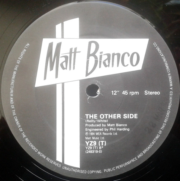 Matt Bianco - Whose Side Are You On? | WEA (YZ9 (T)) - 4