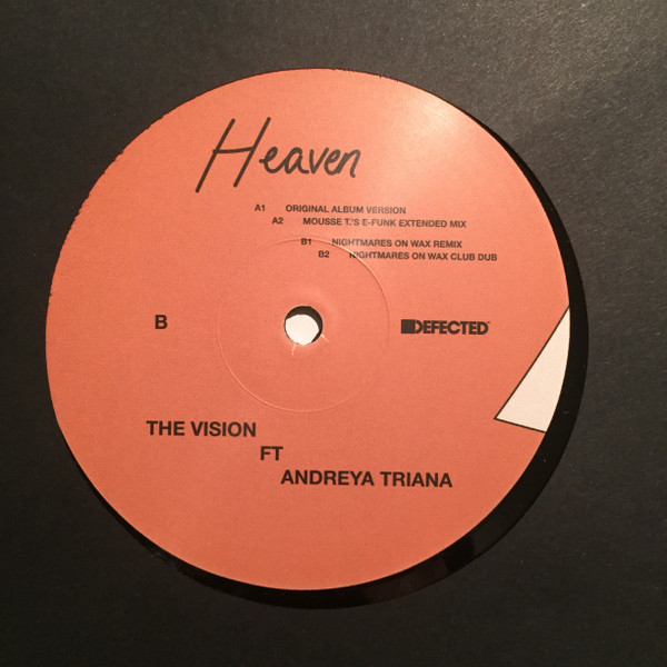The Vision Ft Andreya Triana - Heaven | Defected (DFTD548R) - 3 The Vision Ft Andreya Triana - Heaven | Defected (DFTD548R) - 3