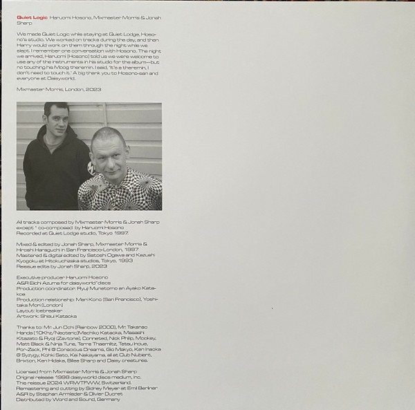 Haruomi Hosono , Mixmaster Morris , Jonah Sharp - Quiet Logic | We Release Whatever The Fuck We Want Records (WRWTFWW083) - 2 Haruomi Hosono , Mixmaster Morris , Jonah Sharp - Quiet Logic | We Release Whatever The Fuck We Want Records (WRWTFWW083) - 2