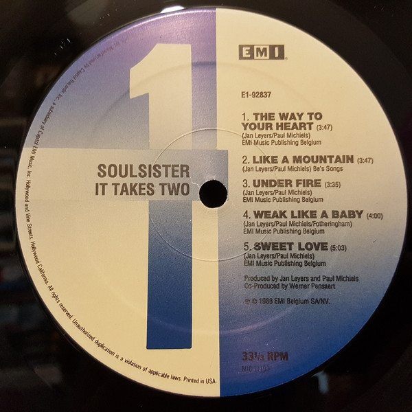 Soulsister - It Takes Two | EMI (E1-92837) - 3 Soulsister - It Takes Two | EMI (E1-92837) - 3