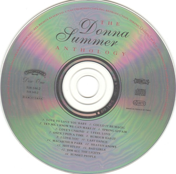 Donna Summer - The Donna Summer Anthology | Casablanca (518 144-2) - 4 Donna Summer - The Donna Summer Anthology | Casablanca (518 144-2) - 4