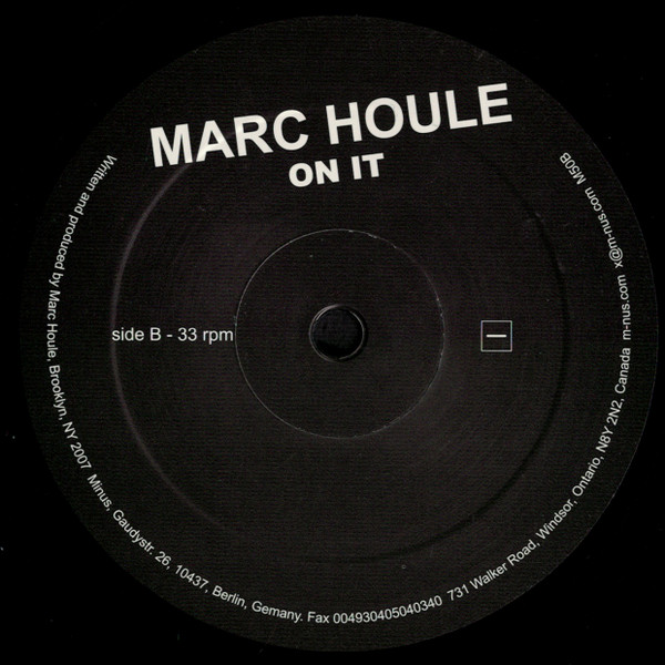 Marc Houle - Techno Vocals | M_nus (M50) - 2