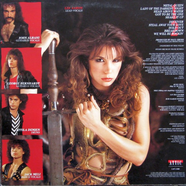 Lee Aaron - Metal Queen [Vinyl] | Attic (LAT 1188) - 2