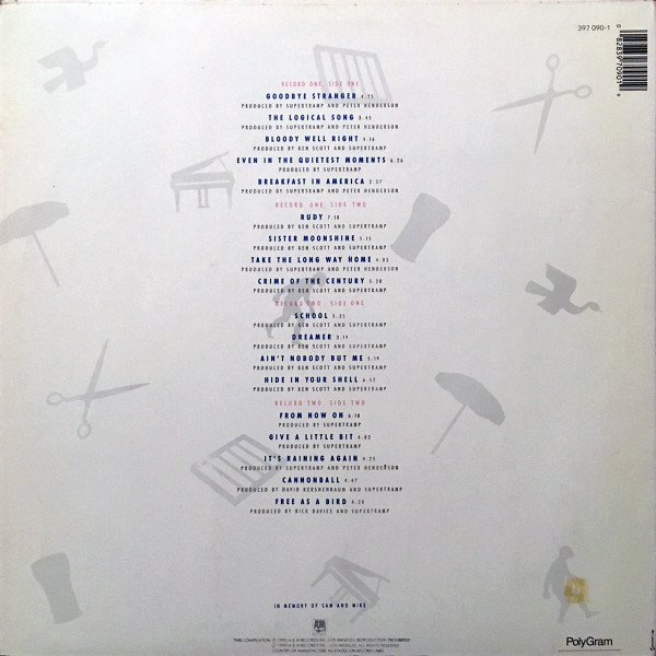 Supertramp - The Very Best Of Supertramp | A&M Records (397 090-1) - 2