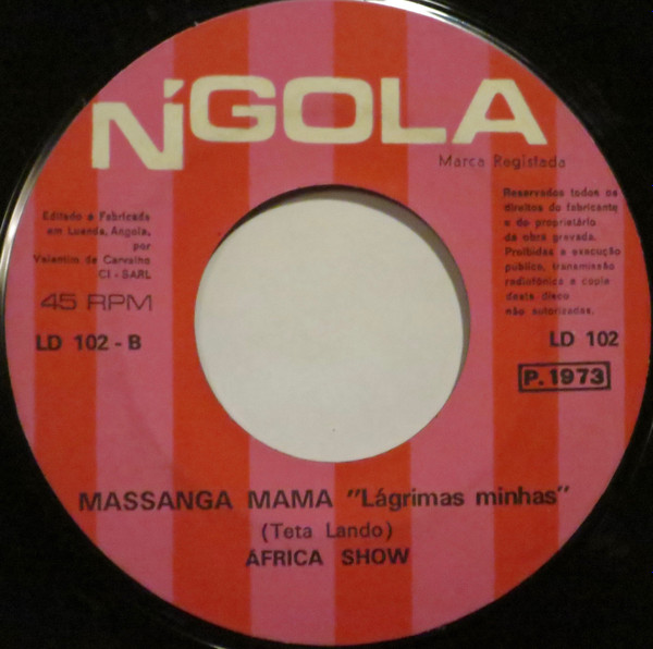 Africa Show - Ai Ai Muxima Uami / Massanga Mamã | N'Gola (LD 102) - 3