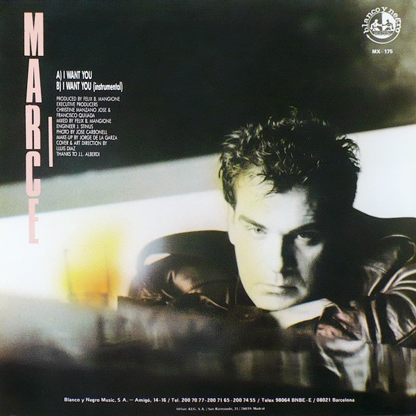 Marce - I Want You | Blanco Y Negro (MX - 175) - 2