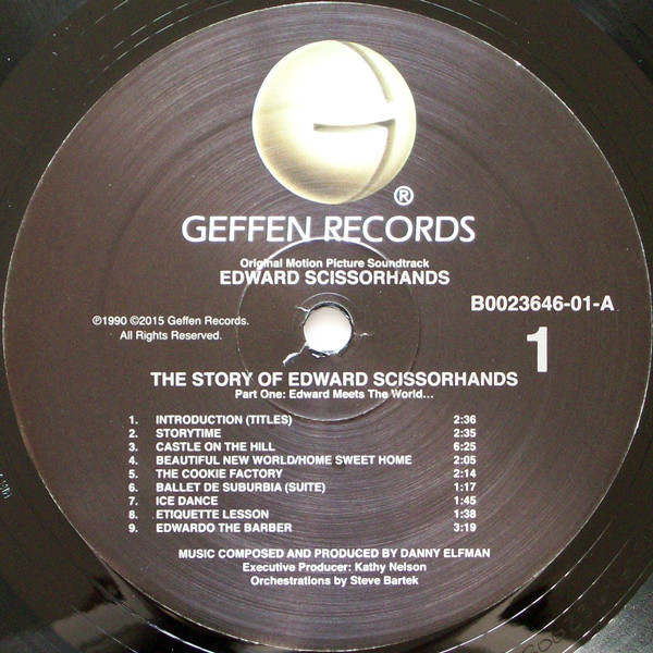 Danny Elfman - Edward Scissorhands (Original Motion Picture Soundtrack) | Geffen Records (B0023646-01) - 3