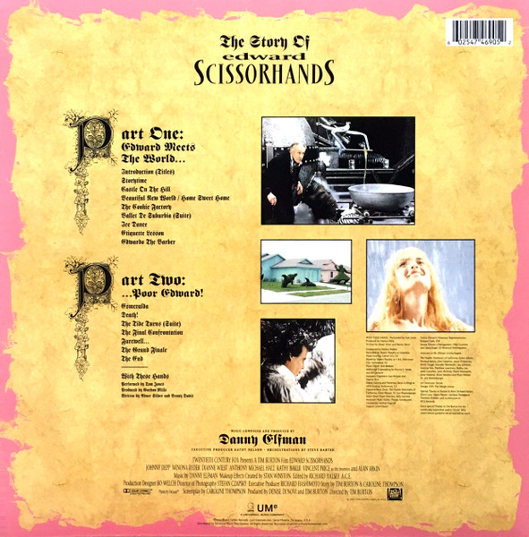 Danny Elfman - Edward Scissorhands (Original Motion Picture Soundtrack) | Geffen Records (B0023646-01) - 2