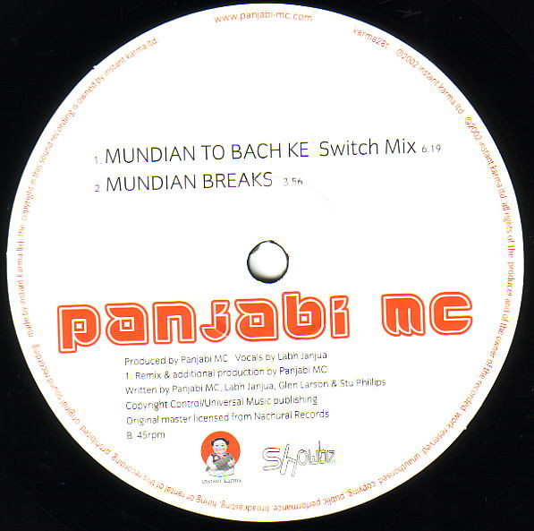 Panjabi MC - Mundian To Bach Ke | Instant Karma (Karma28t) - 3
