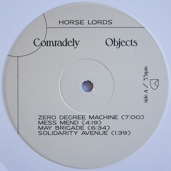Horse Lords - Comradely Objects | Rvng Intl. (RVNGNL95) - 4