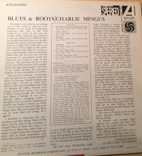 Charles Mingus - Blues & Roots | Atlantic (SD 1305) - 2 Charles Mingus - Blues & Roots | Atlantic (SD 1305) - 2