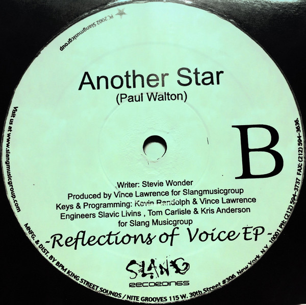 Various - Reflections Of Voice EP | Slang Recordings (SMG 004)