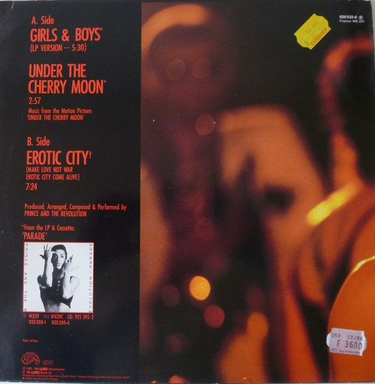 Prince And The Revolution - Girls & Boys | Paisley Park (920 532-0) - 2 Prince And The Revolution - Girls & Boys | Paisley Park (920 532-0) - 2