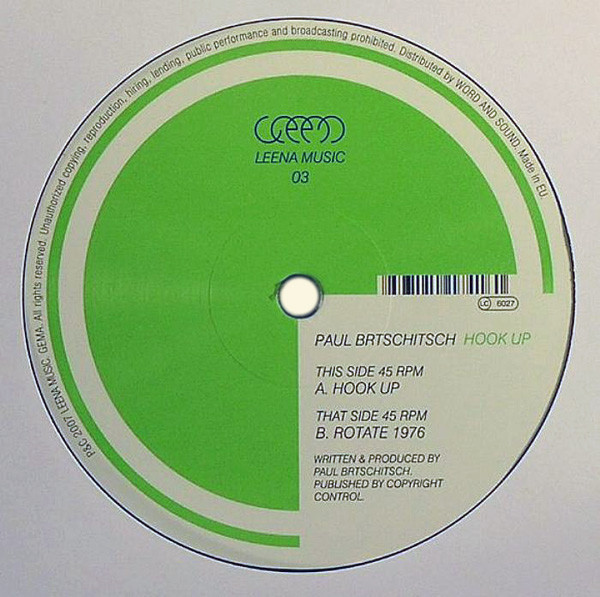 Paul Brtschitsch - Hook Up | Leena Music (LEENA MUSIC 03) - 2
