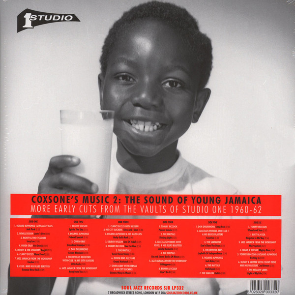 Various - Coxsone's Music 2: The Sound Of Young Jamaica (More Early Cuts From The Vaults Of Studio One 1959-63) | Soul Jazz Records (SJR LP332) - 2 Various - Coxsone's Music 2: The Sound Of Young Jamaica (More Early Cuts From The Vaults Of Studio One 1959-63) | Soul Jazz Records (SJR LP332) - 2