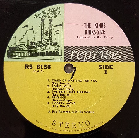 The Kinks - Kinks-Size | Reprise Records (RS 6158) - 3 The Kinks - Kinks-Size | Reprise Records (RS 6158) - 3