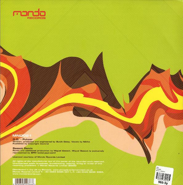 GD - Pukaar | Mondo Records (MND021) - 2