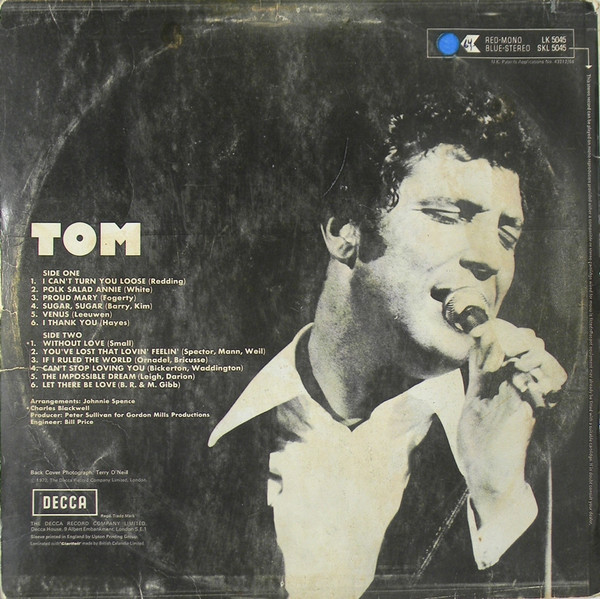 Tom Jones - Tom | Decca (SKL 5045) - 2