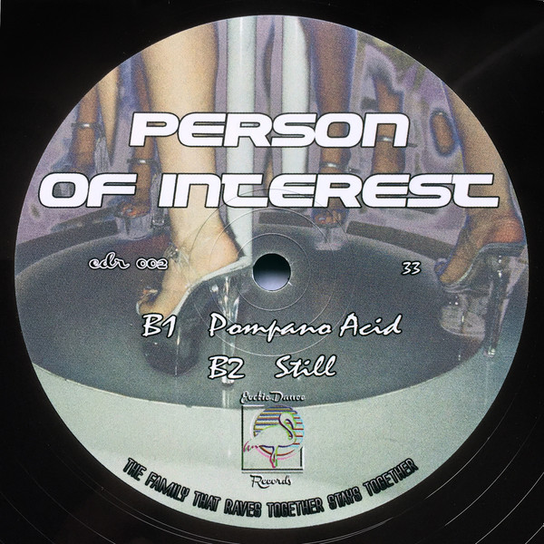 J. Albert / Person Of Interest - EDR002 | Exotic Dance Records (edr 002)