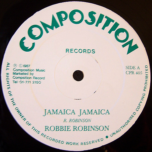 Robbie King Robinson - Jamaica Jamaica | Composition Records (CPR 405) - 2