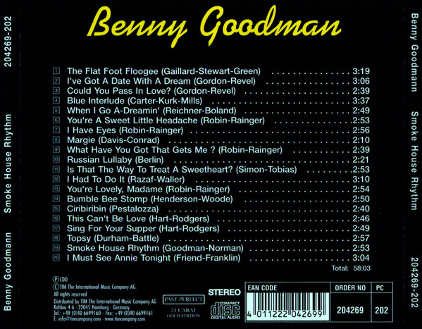 Benny Goodman - Smoke House Rhythm | Past Perfect (204269-202) - 2 Benny Goodman - Smoke House Rhythm | Past Perfect (204269-202) - 2