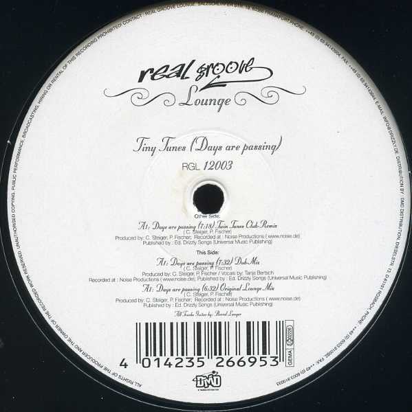 Tiny Tunes - Days Are Passing | Real Groove Lounge (RGL 12003)