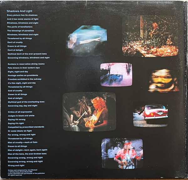 Joni Mitchell - Shadows And Light | Asylum Records (AS 62 030) - 4 Joni Mitchell - Shadows And Light | Asylum Records (AS 62 030) - 4