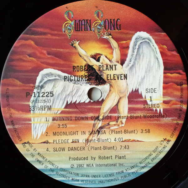 Robert Plant - Pictures At Eleven | Swan Song (P-11225) - 4 Robert Plant - Pictures At Eleven | Swan Song (P-11225) - 4