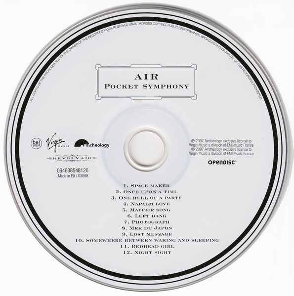 AIR - Pocket Symphony | Virgin (094638548126) - 4 AIR - Pocket Symphony | Virgin (094638548126) - 4