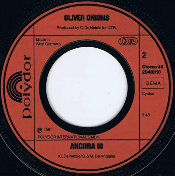 Oliver Onions - Quanto Sei Bella Stasera | Polydor (2040 310) - 4
