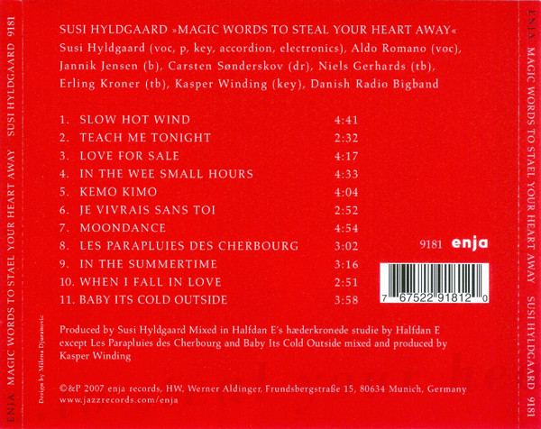 Susi Hyldgaard - Magic Words To Steal Your Heart Away | Enja Records (9181) - 2