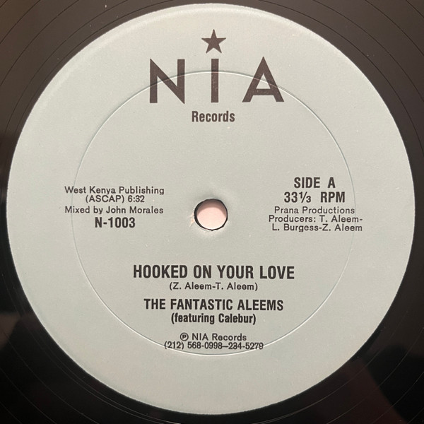 Aleem Featuring Calebur - Hooked On Your Love | NIA Records (N-1003)