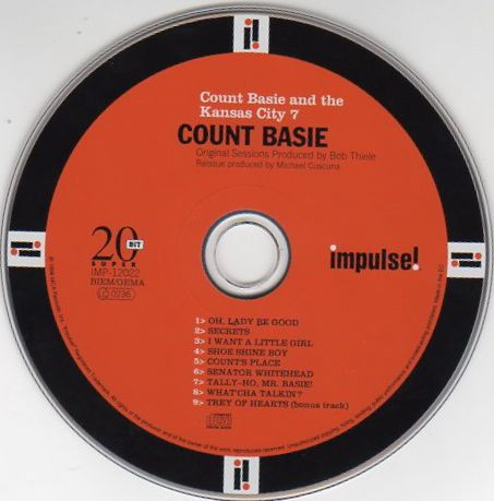 Count Basie And The Kansas City Seven - Count Basie And The Kansas City 7 CD | Impulse! (IMP 12022) - 3 Count Basie And The Kansas City Seven - Count Basie And The Kansas City 7 CD | Impulse! (IMP 12022) - 3