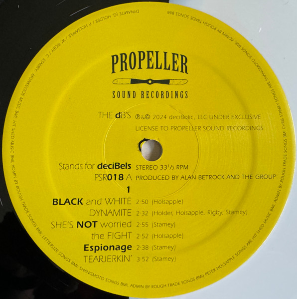 The dB's - Stands For Decibels | Propeller Sound Recordings (PSR 018) - 3 The dB's - Stands For Decibels | Propeller Sound Recordings (PSR 018) - 3