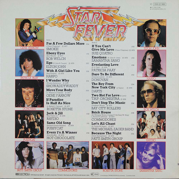 Various - Star Fever | HÖR ZU (1C 058-32 988) - 2