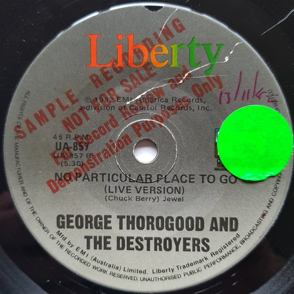 George Thorogood & The Destroyers - Bad To The Bone | Liberty (UA-857) - 2 George Thorogood & The Destroyers - Bad To The Bone | Liberty (UA-857) - 2
