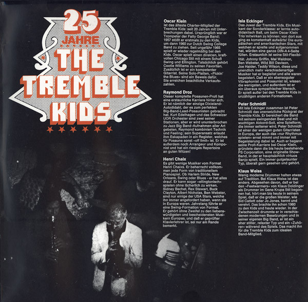 The Tremble Kids - 25 Jahre The Tremble Kids (Live) | Intercord (INT 180.036) - 3