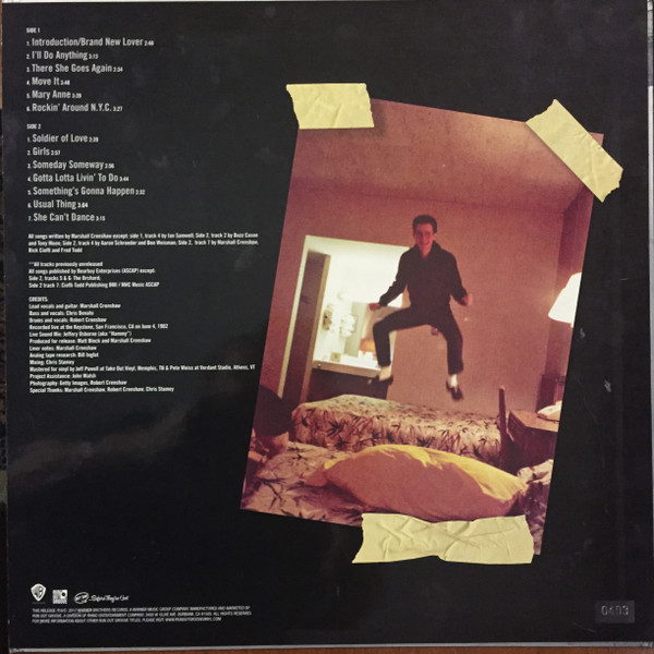 Marshall Crenshaw - Thank You, Rock Fans!! | Warner Bros. Records (ROGV-019) - 2