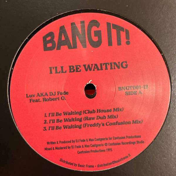 Luv Feat. Roberto Corinaldesi - I'll Be Waiting | Bang It! (BNGT001-12) - main Luv Feat. Roberto Corinaldesi - I'll Be Waiting | Bang It! (BNGT001-12) - main
