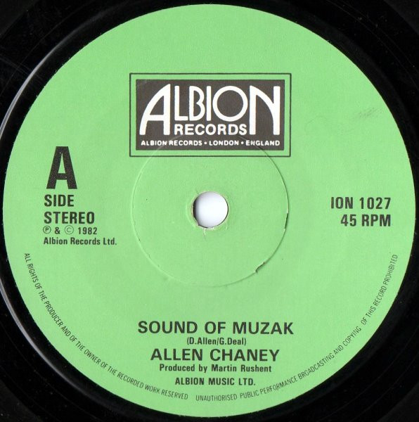 Allen Chaney - The Sound Of Musak | Albion Records (ION 1027) - 3