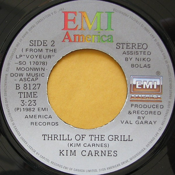 Kim Carnes - Voyeur | EMI America (B-8127) - 4