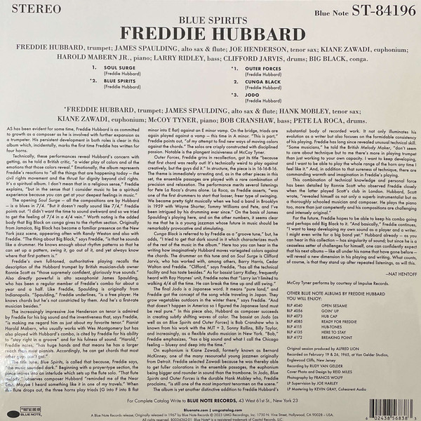 Freddie Hubbard - Blue Spirits | Blue Note (B0034362-01) - 4 Freddie Hubbard - Blue Spirits | Blue Note (B0034362-01) - 4