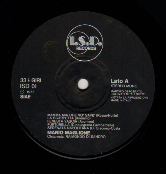 Mario Maglione - Napolisempre | I.S.D. Records (ISD 01) - 3 Mario Maglione - Napolisempre | I.S.D. Records (ISD 01) - 3